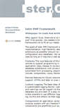 Mobile Screenshot of php-framework.ister.org